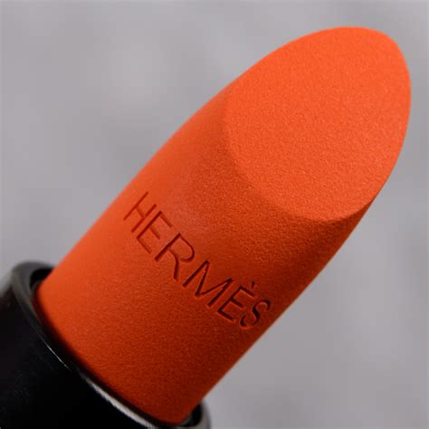 hermes orange brule|Hermes Orange Boite (33) Rouge Matte Lipstick Review.